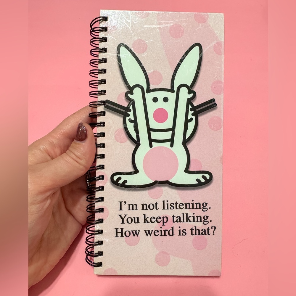 Cute Bunny Spiral Notebook